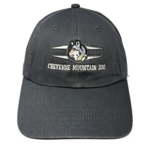 Royal Baseball Cap Gray One Size Cheyenne Mountain Zoo Wolf Logo Wildlife Hat